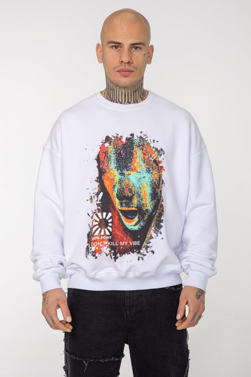 VOLCANIC CREWNECK WHITE