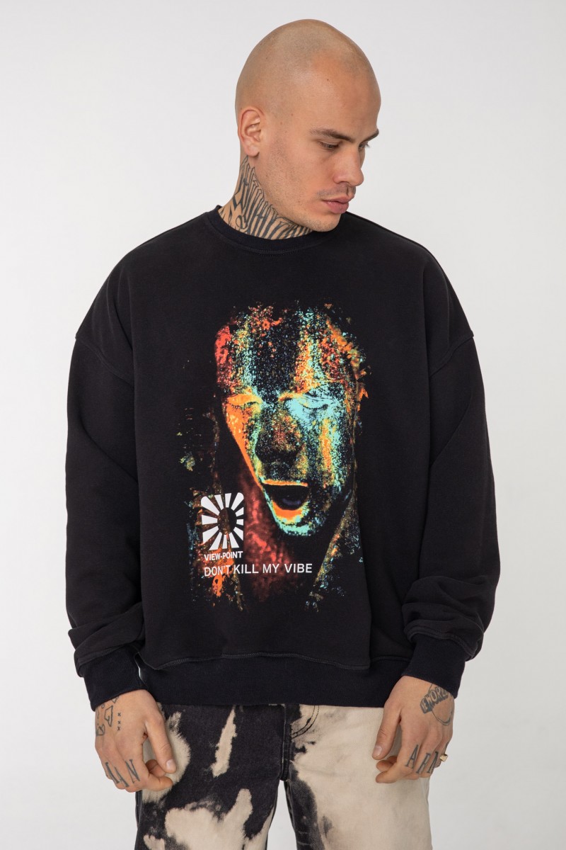 VOLCANIC CREWNECK BLACK