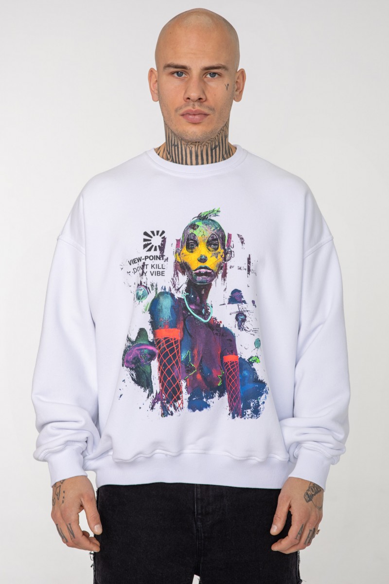 CIRCUS YELLOW CREWNECK WHITE