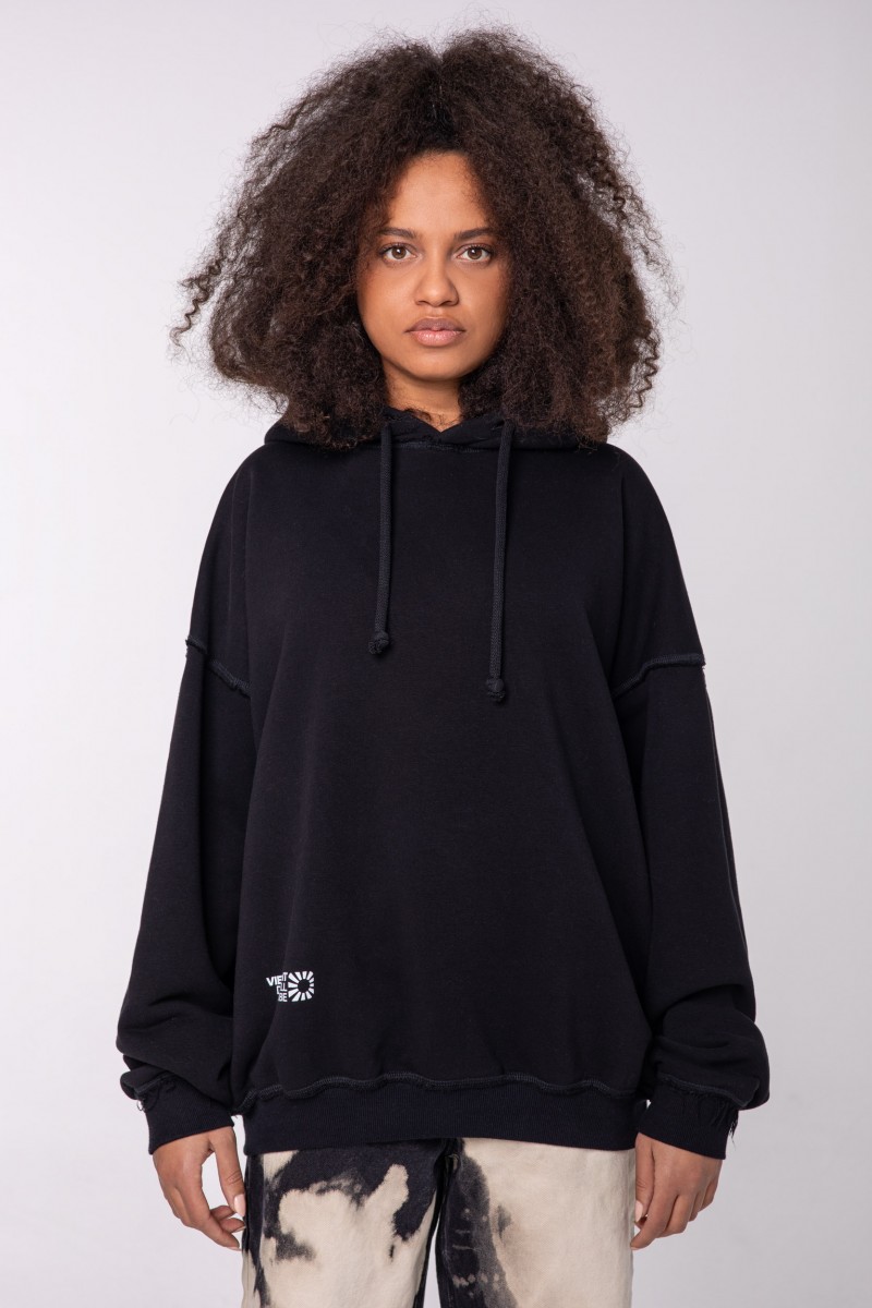 VOLCANIC HOODIE BLACK