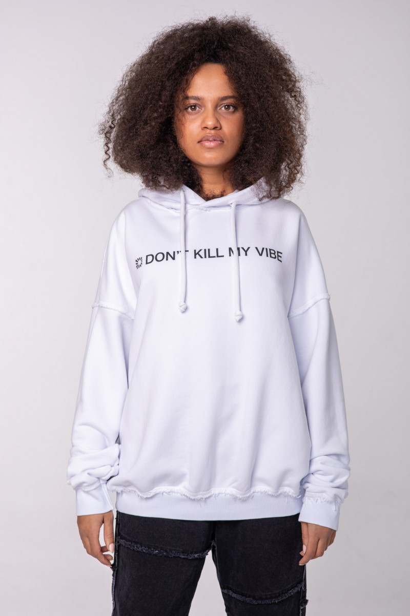 P.I.N.K  HOODIE WHITE